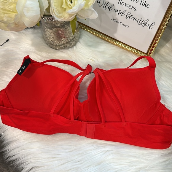 ❤️AERIE REAL SUNNIE DEMI PUSH UP STRAPPY BRA - Picture 7 of 8